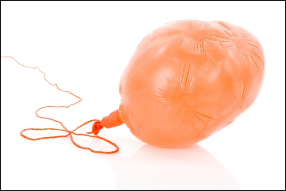 Tech bubble leaking air